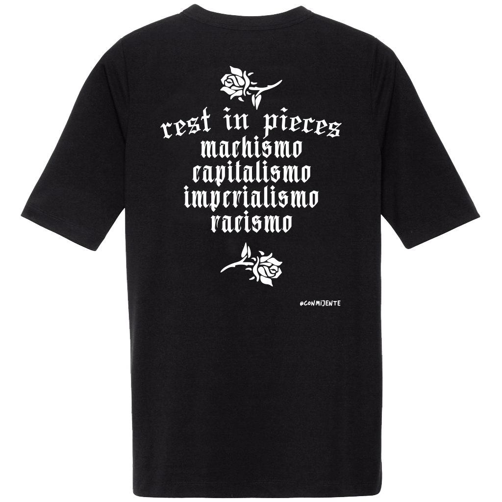 Mijente's rest in pieces Short Sleeve Crewneck T-Shirt