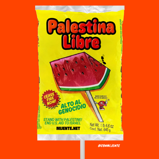 Mijente Palestina Libre Stickers